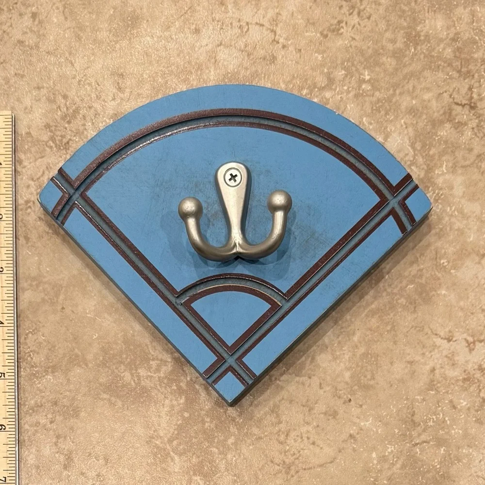 Pottery Barn kids baseball coat, hook wall hanging retired